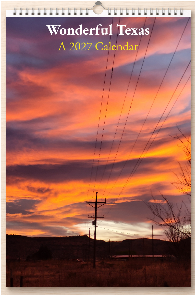 Wonderful Texas: A 2027 Calendar