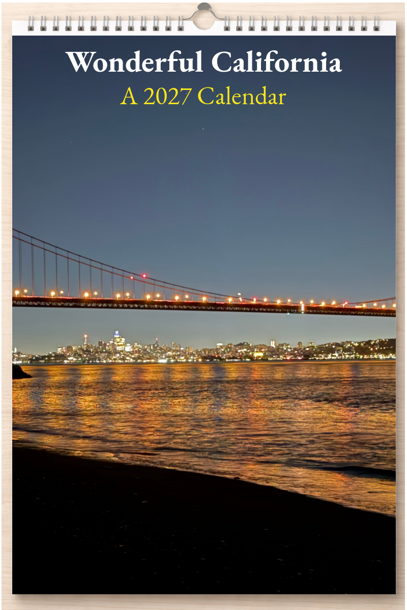 Wonderful California: A 2027 Calendar