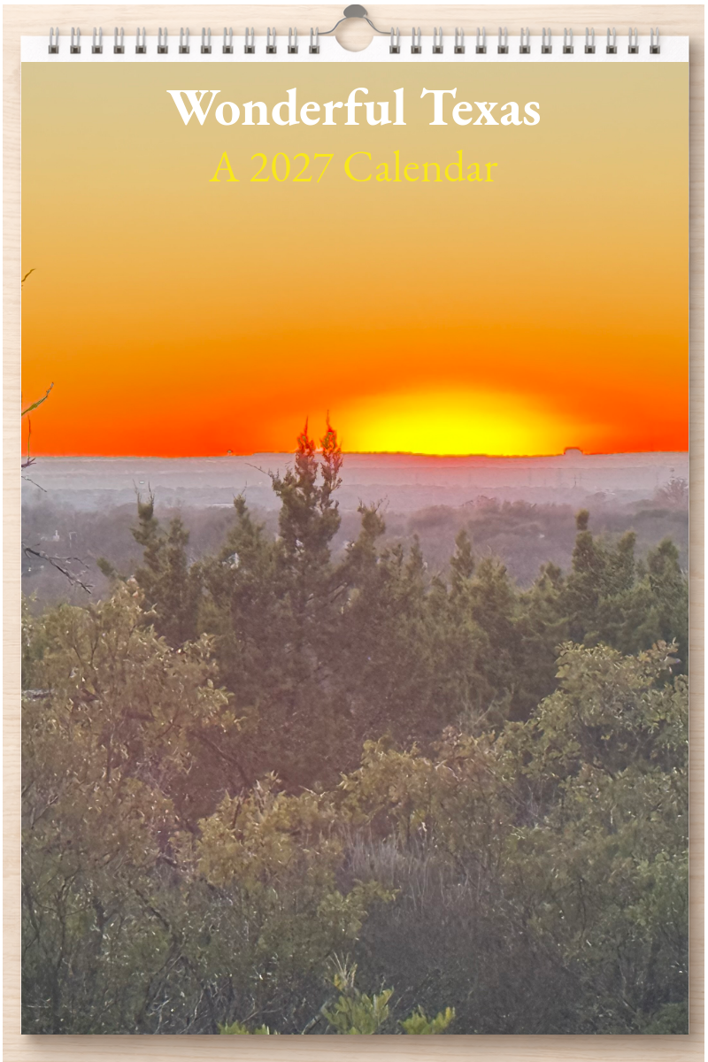 Wonderful Texas: A 2027 Calendar