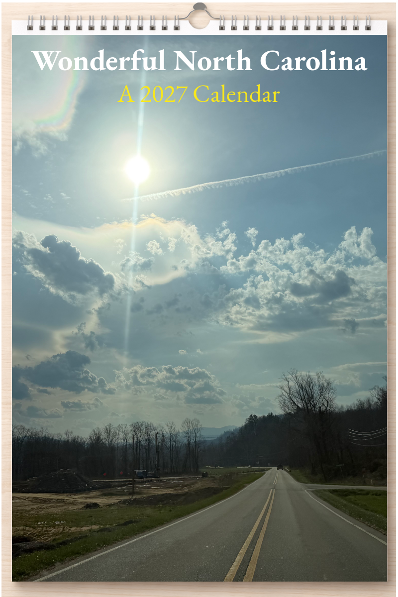 Wonderful North Carolina: A 2027 Calendar
