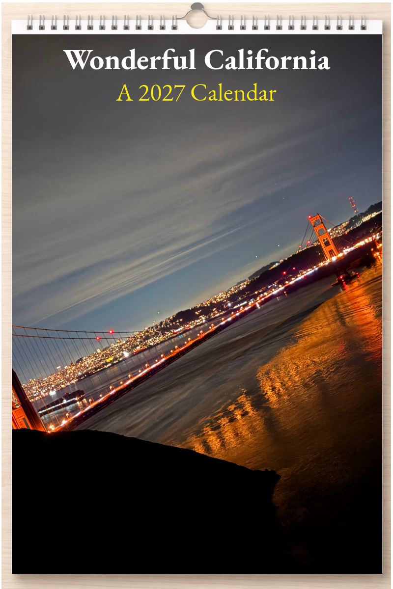 Wonderful California: A 2027 Calendar