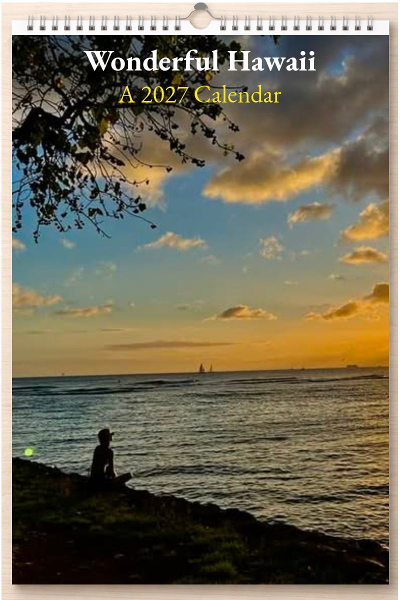 Wonderful Hawaii: A 2027 Calendar