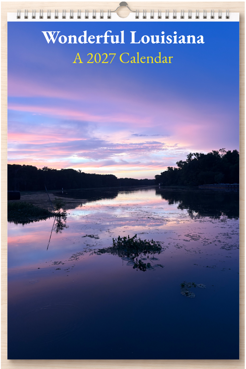 Wonderful Louisiana: A 2027 Calendar