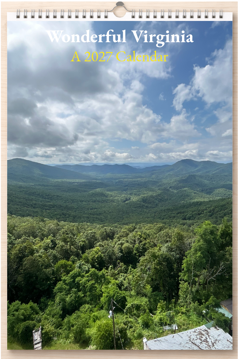 Wonderful Virginia: A 2027 Calendar