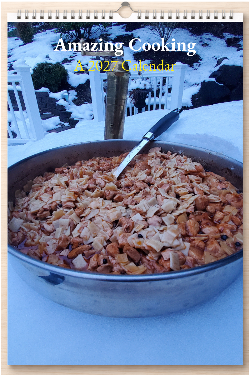 Amazing Cooking: A 2027 Calendar