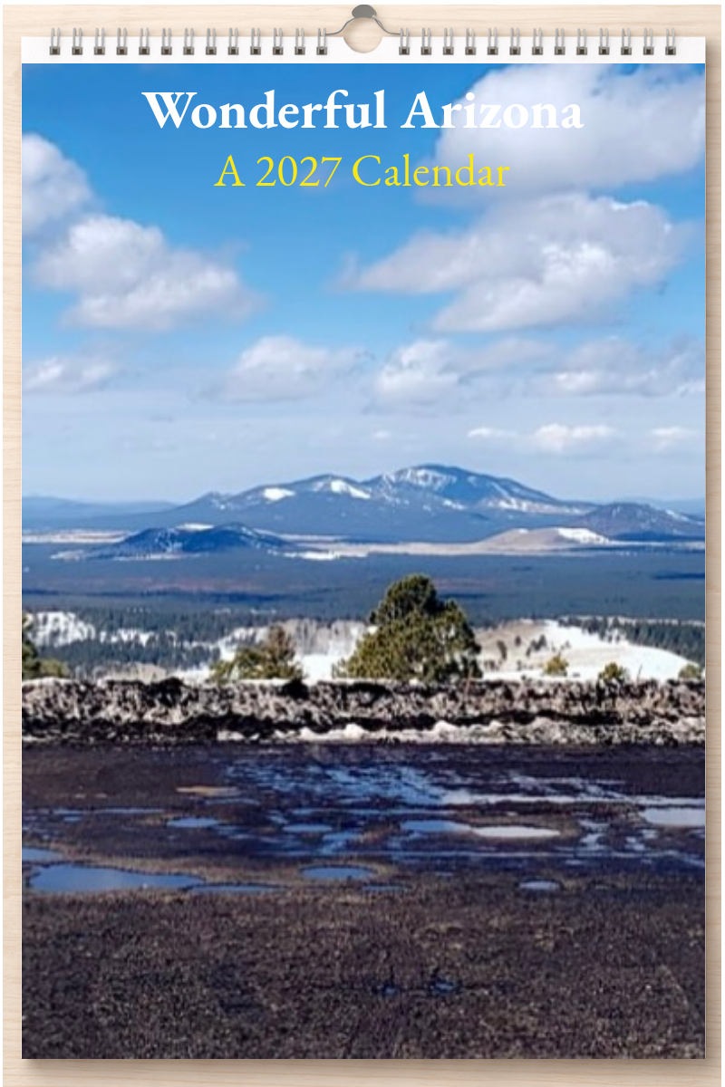 Wonderful Arizona: A 2027 Calendar