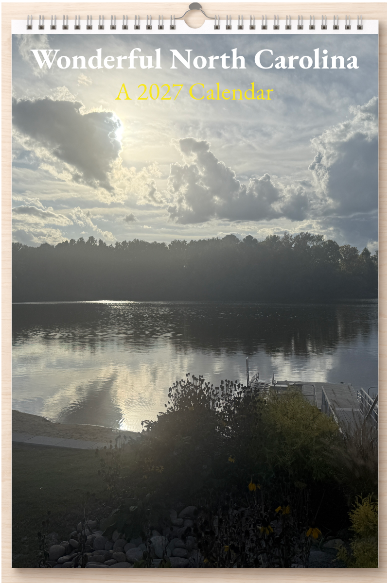 Wonderful North Carolina: A 2027 Calendar