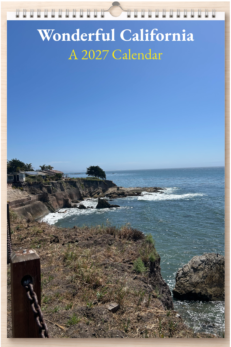 Wonderful California: A 2027 Calendar