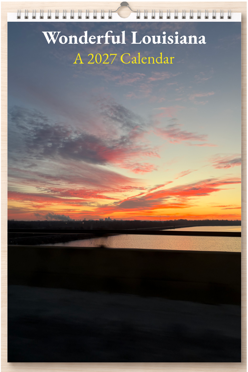 Wonderful Louisiana: A 2027 Calendar