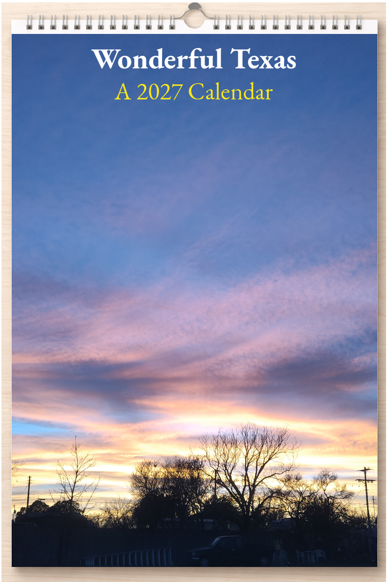 Wonderful Texas: A 2027 Calendar