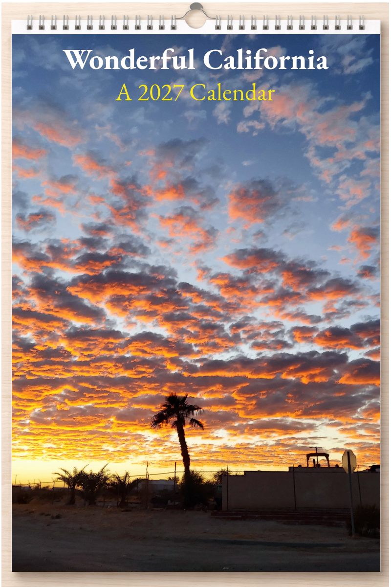Wonderful California: A 2027 Calendar