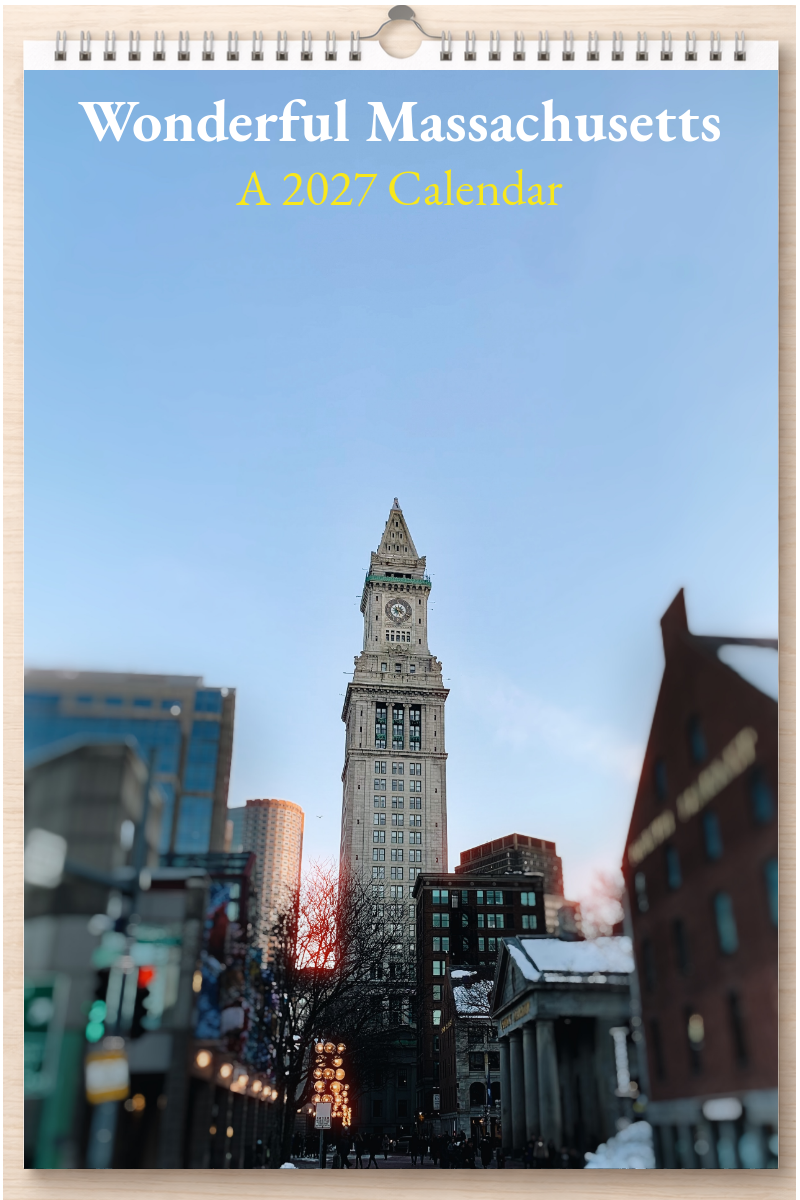 Wonderful Massachusetts: A 2027 Calendar