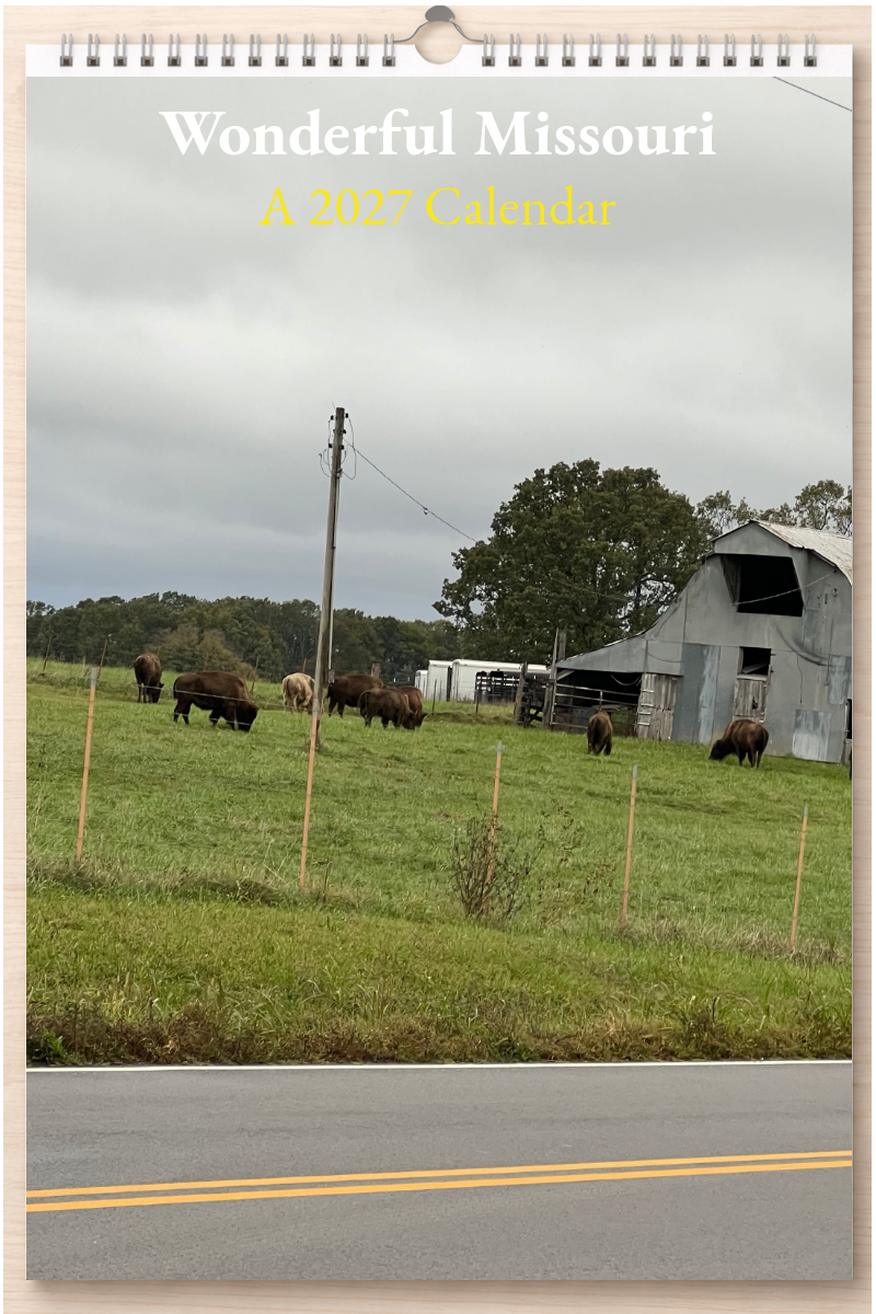 Wonderful Missouri: A 2027 Calendar