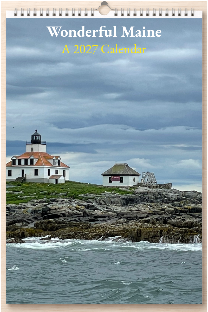 Wonderful Maine: A 2027 Calendar