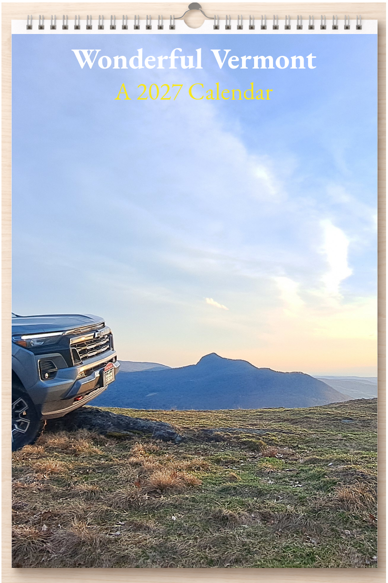 Wonderful Vermont: A 2027 Calendar
