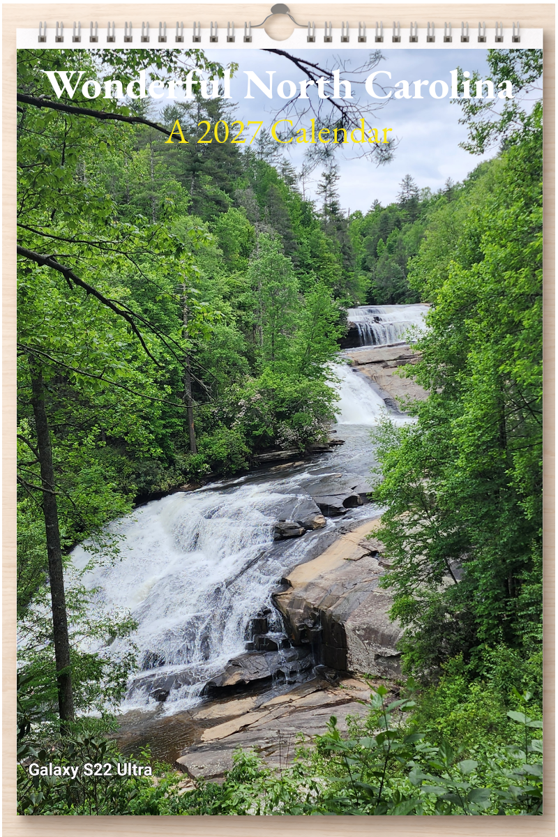 Wonderful North Carolina: A 2027 Calendar