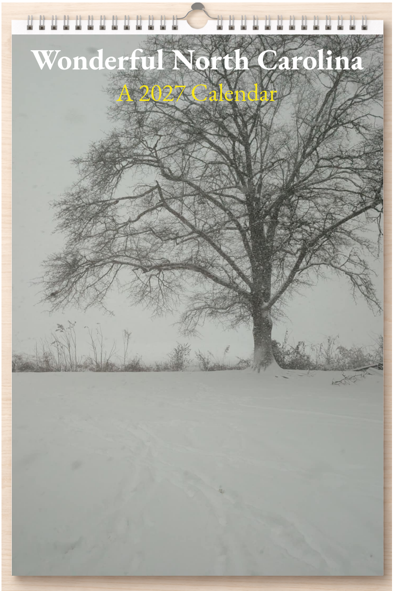 Wonderful North Carolina: A 2027 Calendar