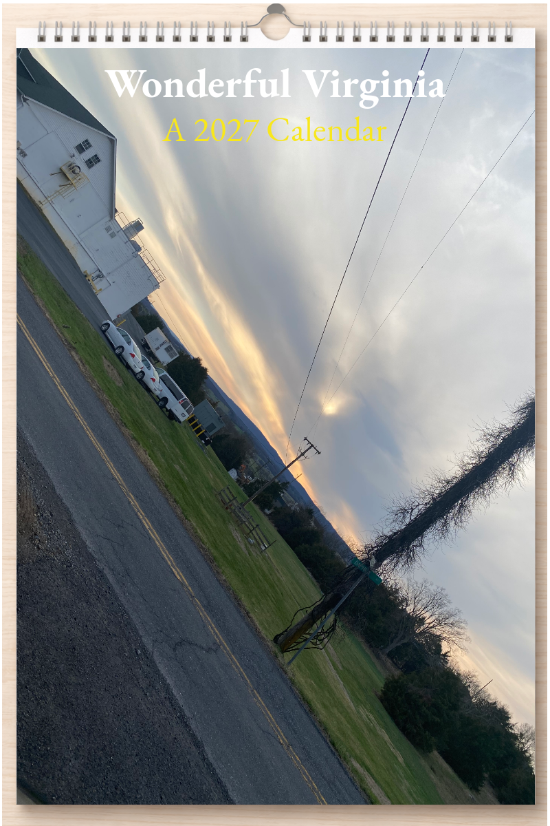 Wonderful Virginia: A 2027 Calendar