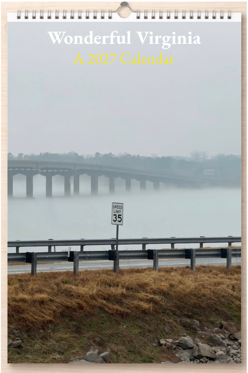 Wonderful Virginia: A 2027 Calendar