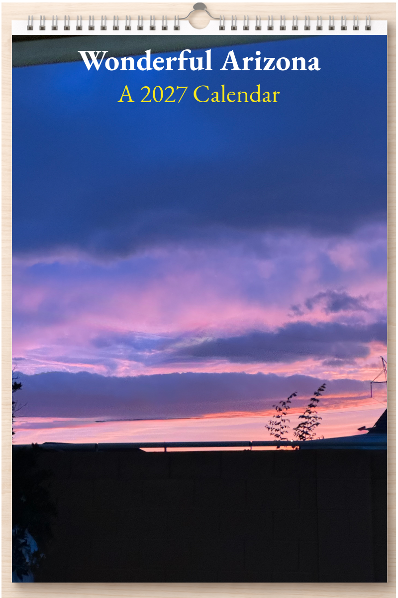 Wonderful Arizona: A 2027 Calendar