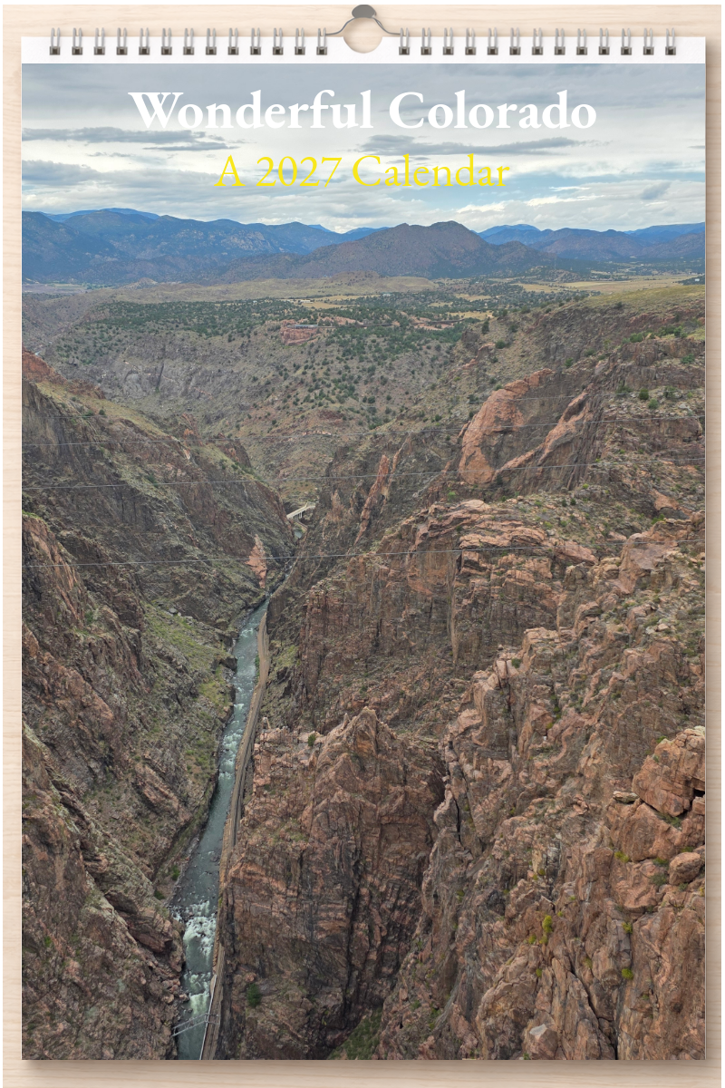 Wonderful Colorado: A 2027 Calendar