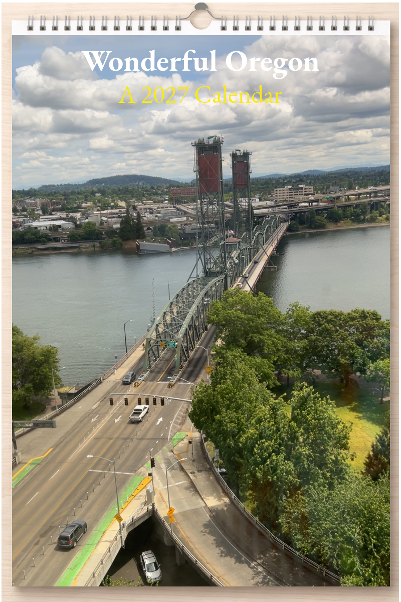 Wonderful Oregon: A 2027 Calendar