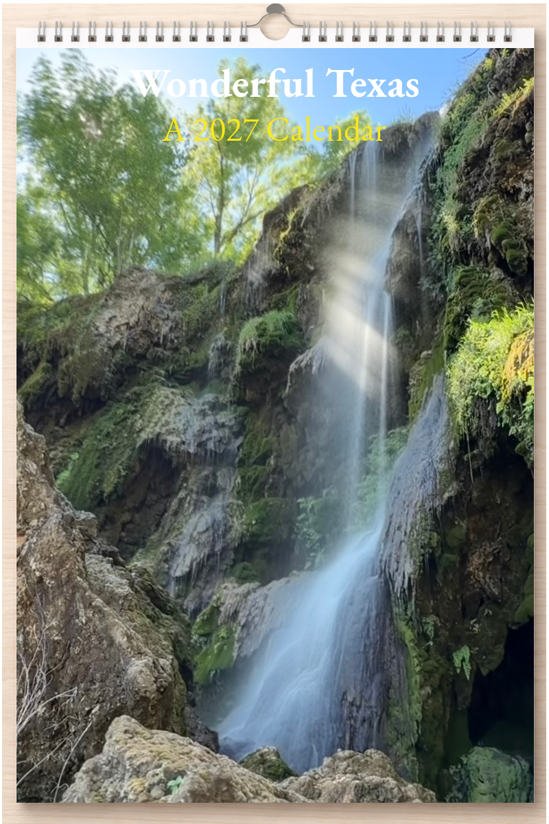 Wonderful Texas: A 2027 Calendar