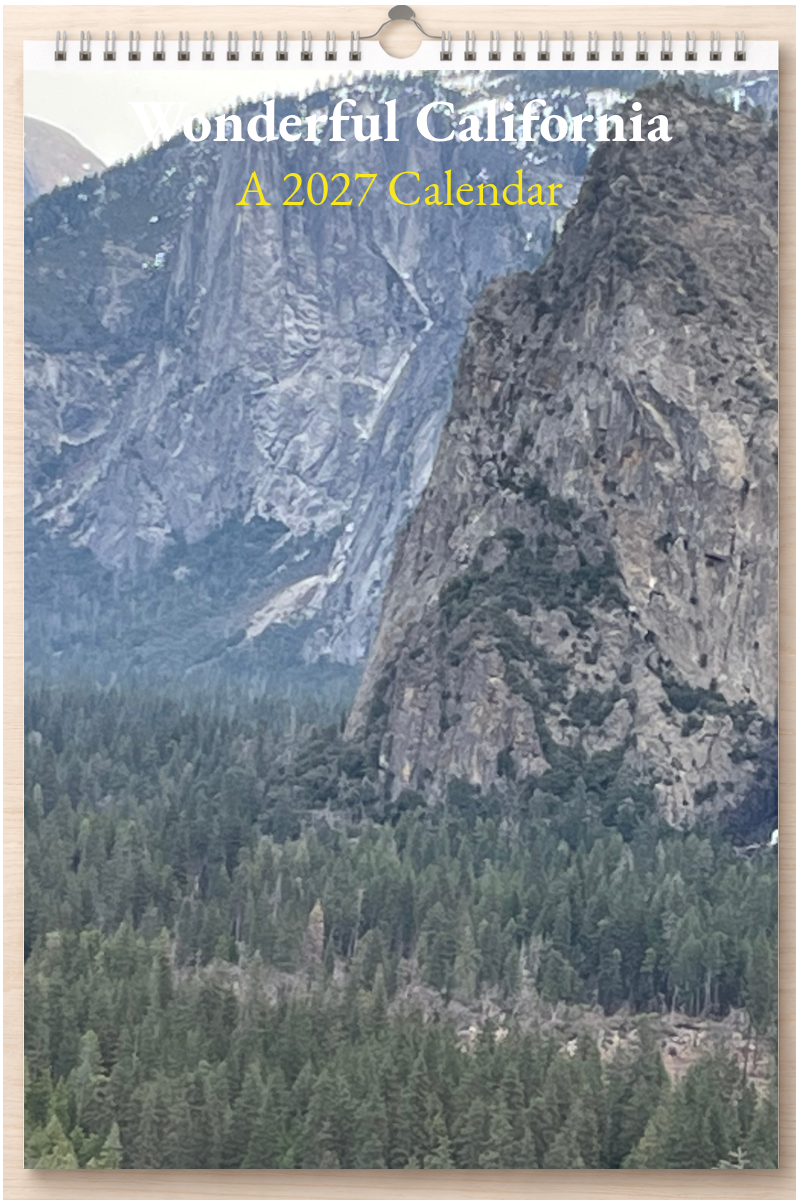 Wonderful California: A 2027 Calendar