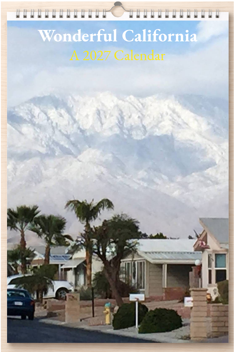 Wonderful California: A 2027 Calendar