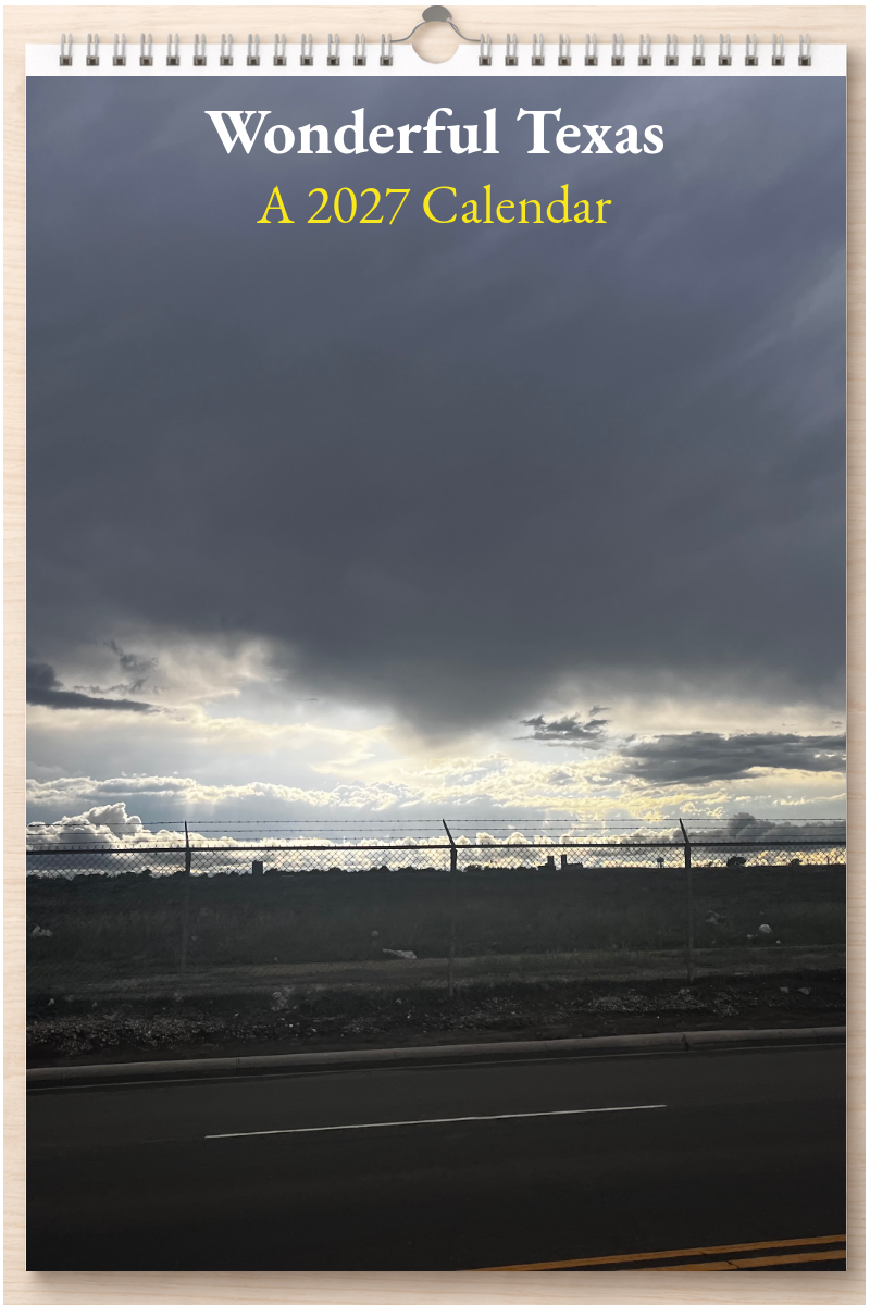 Wonderful Texas: A 2027 Calendar