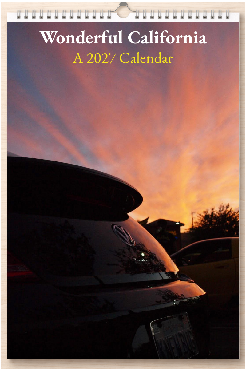 Wonderful California: A 2027 Calendar