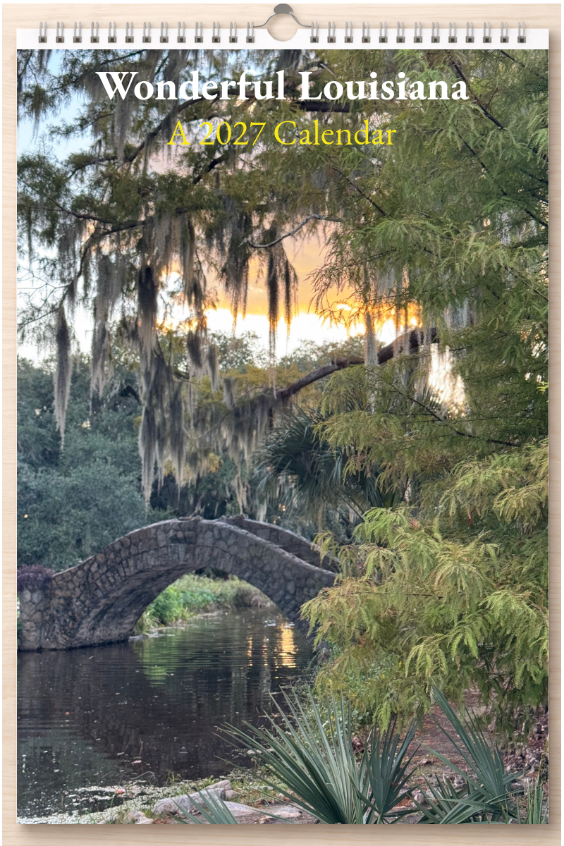 Wonderful Louisiana: A 2027 Calendar