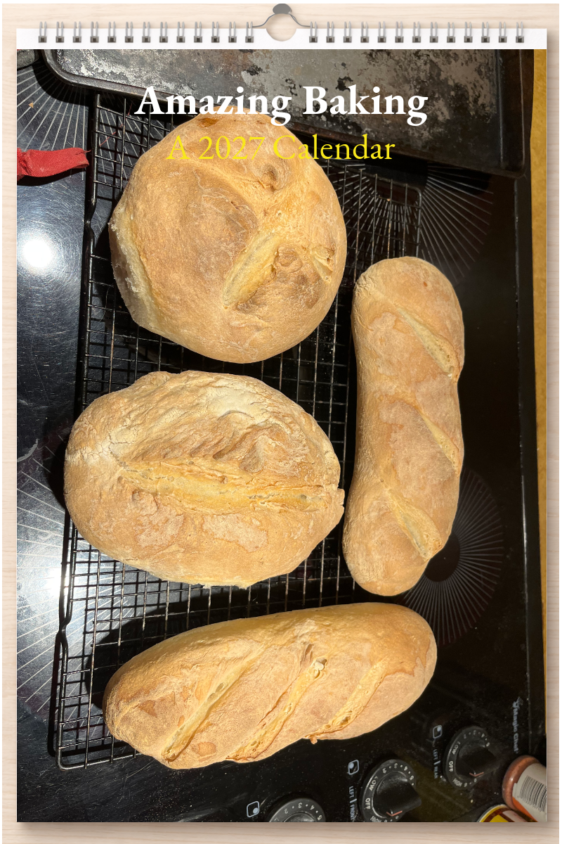 Amazing Baking: A 2027 Calendar