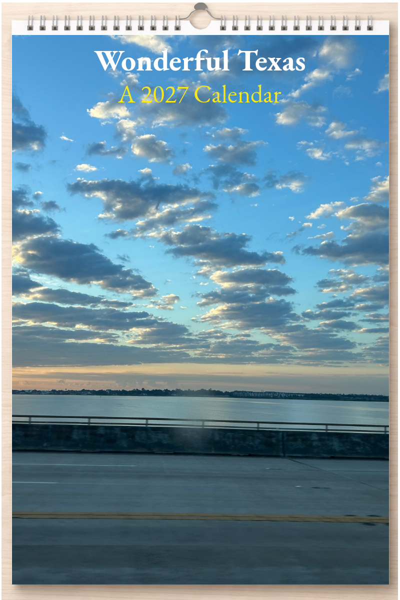 Wonderful Texas: A 2027 Calendar