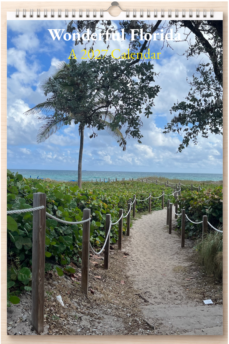 Wonderful Florida: A 2027 Calendar