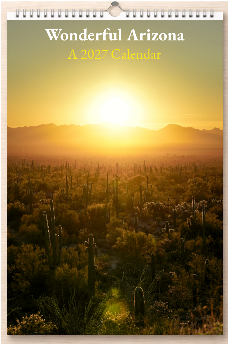 Wonderful Arizona: A 2027 Calendar
