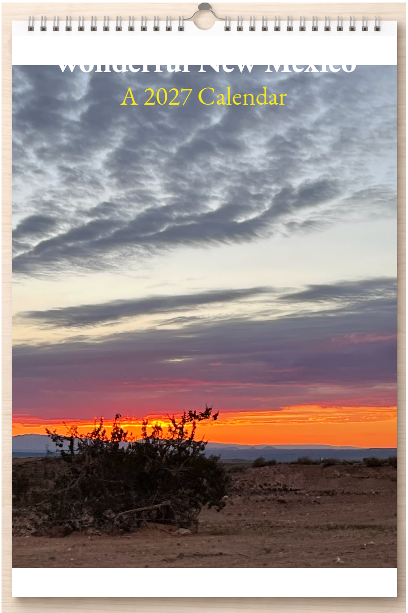 Wonderful New Mexico: A 2027 Calendar