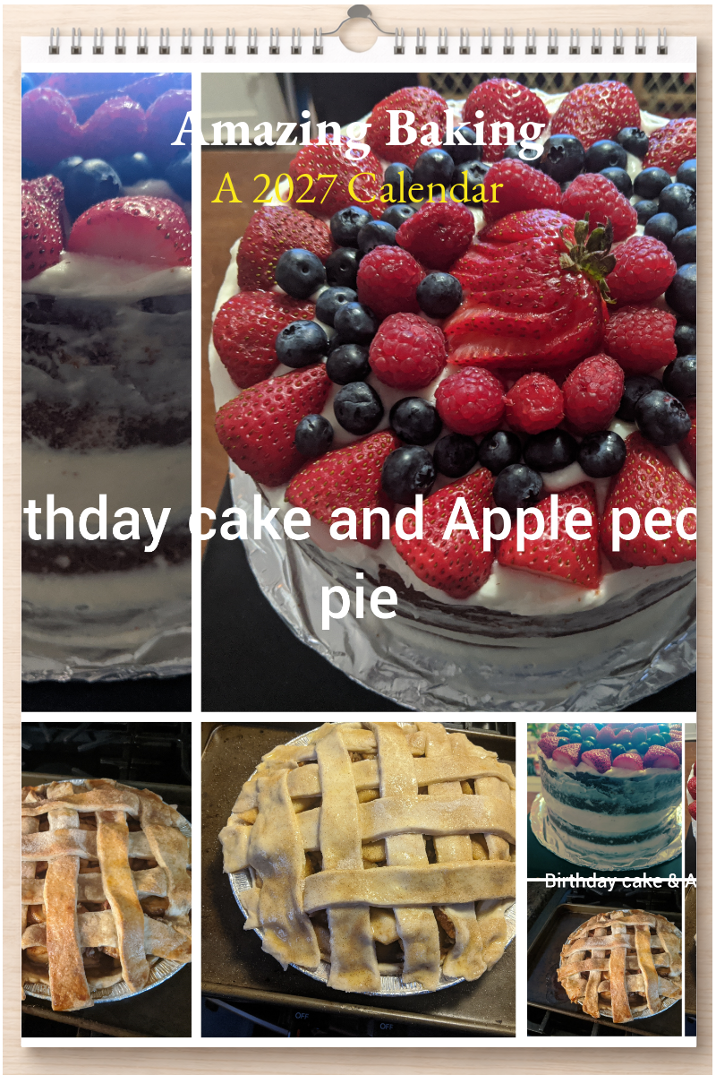 Amazing Baking: A 2027 Calendar