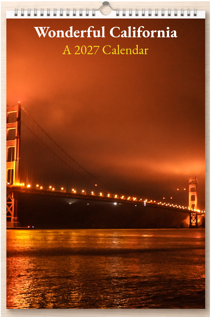 Wonderful California: A 2027 Calendar