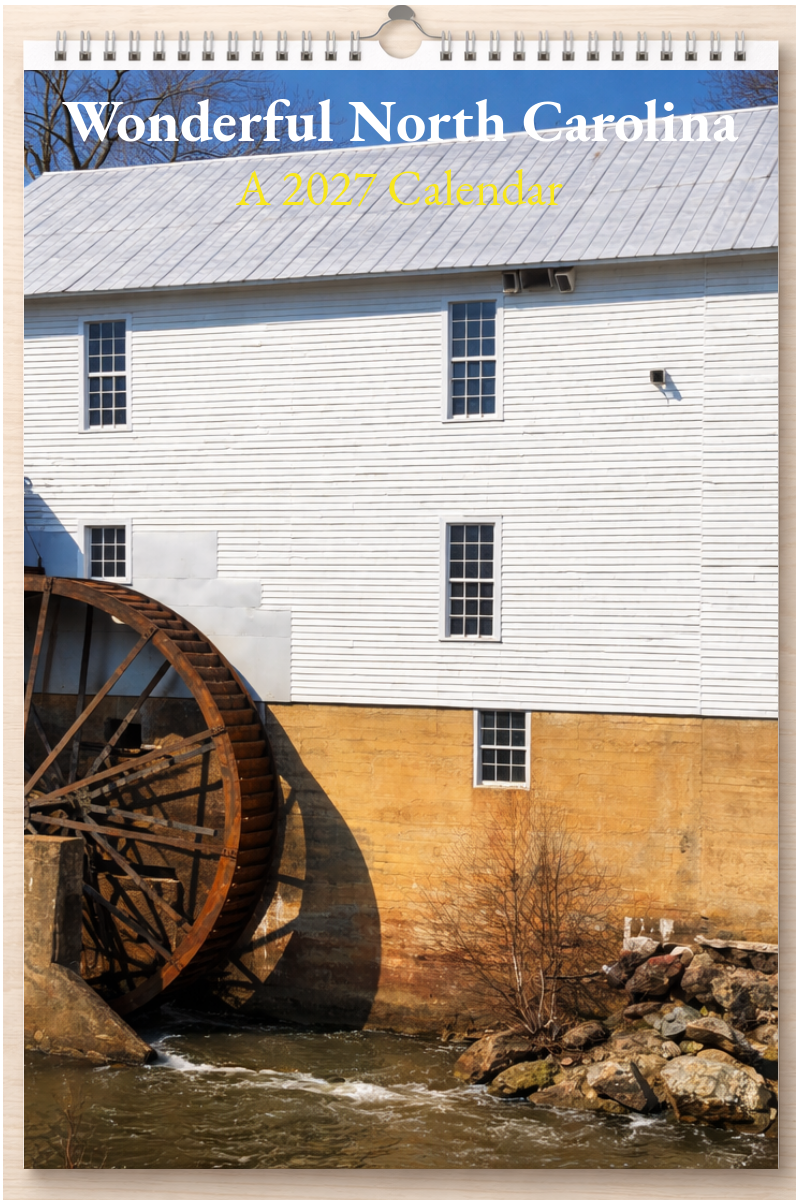 Wonderful North Carolina: A 2027 Calendar