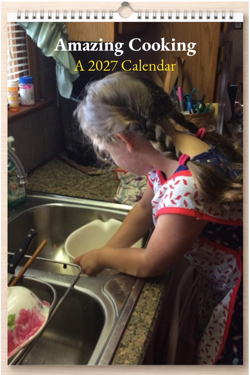 Amazing Cooking: A 2027 Calendar