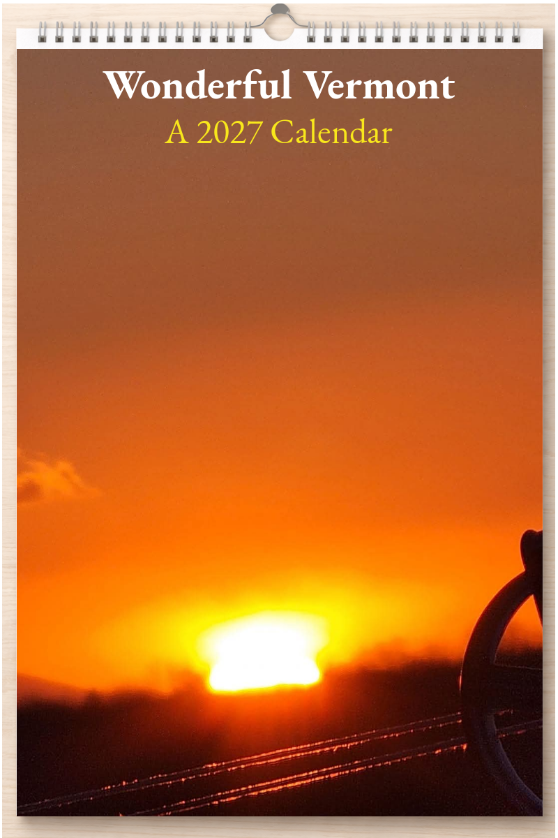 Wonderful Vermont: A 2027 Calendar