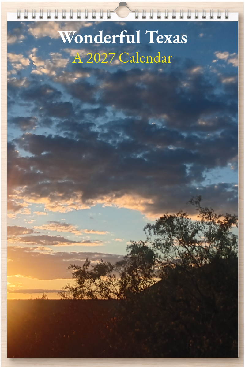 Wonderful Texas: A 2027 Calendar