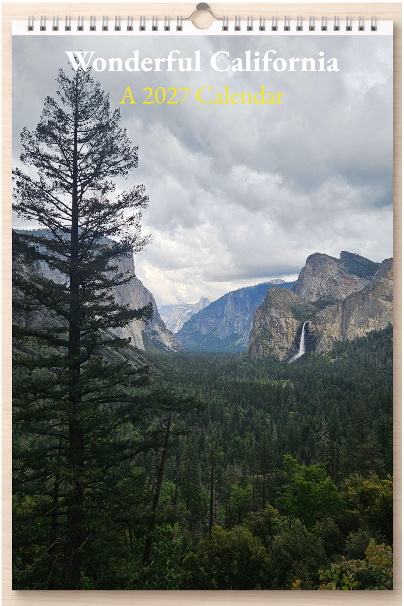 Wonderful California: A 2027 Calendar
