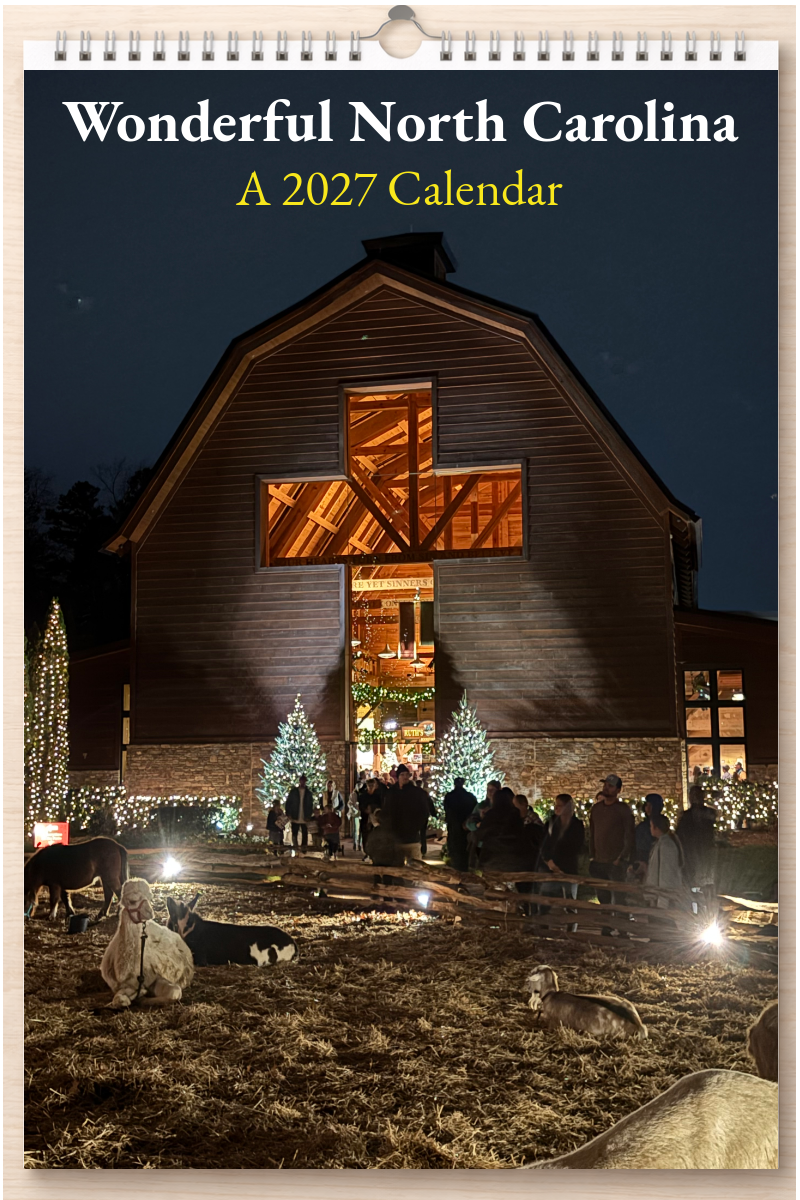 Wonderful North Carolina: A 2027 Calendar