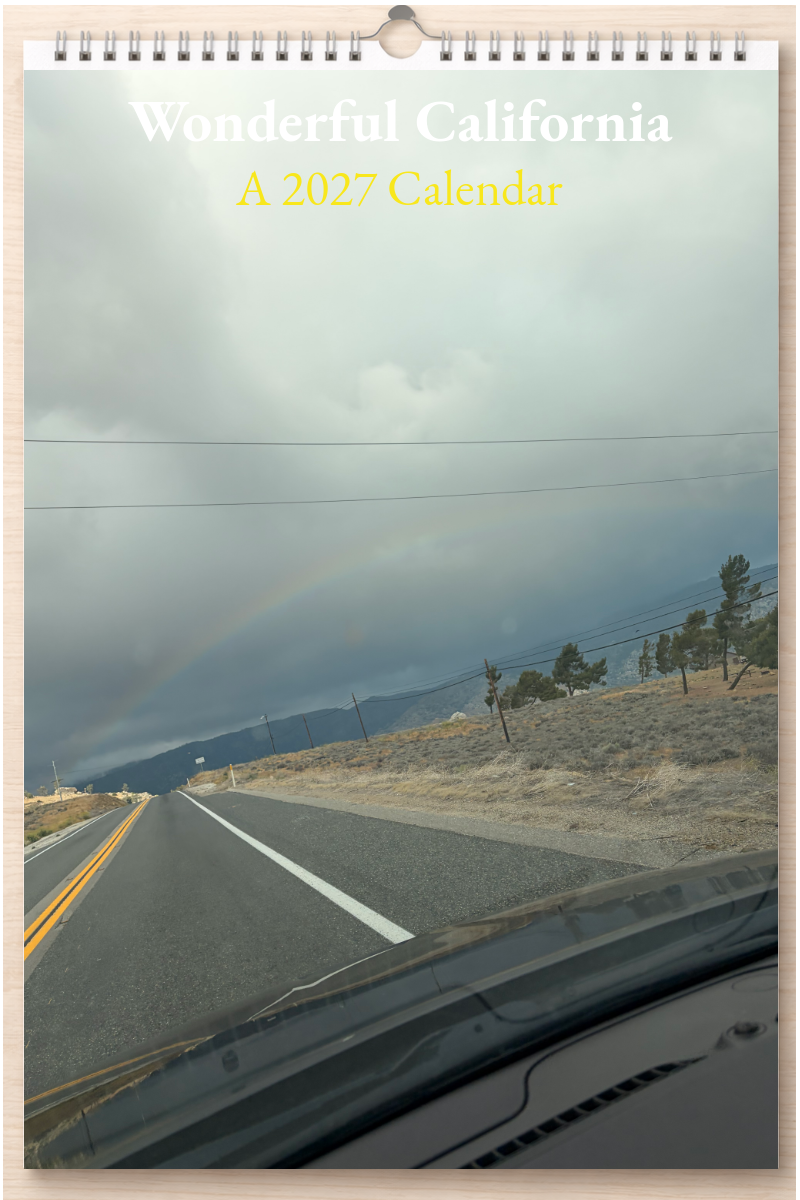 Wonderful California: A 2027 Calendar