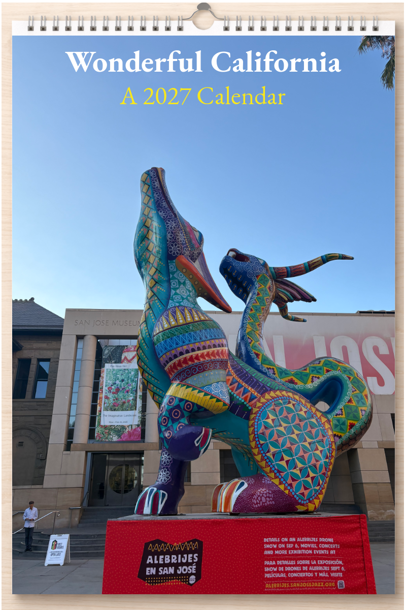 Wonderful California: A 2027 Calendar