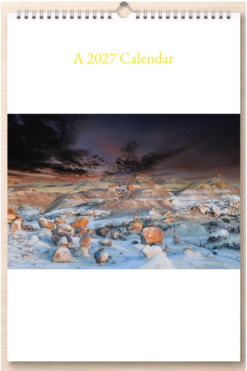 Wonderful New Mexico: A 2027 Calendar