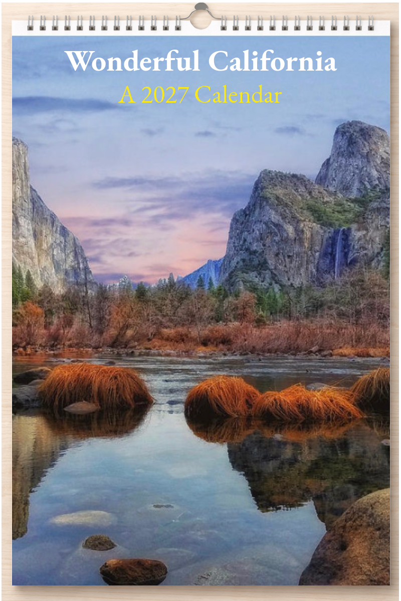 Wonderful California: A 2027 Calendar