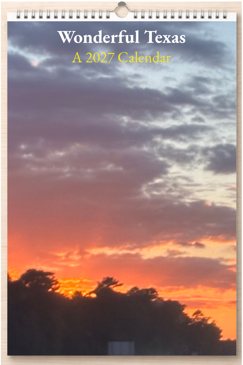 Wonderful Texas: A 2027 Calendar